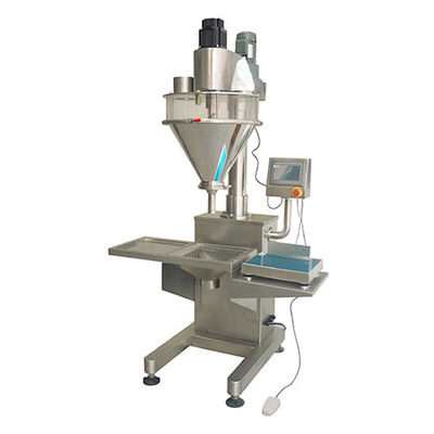 좋은 가격 세미 오토매틱 오거 필러 기계 100BPH 커피 칠레고추를 넣은 저민 고기와 강낭콩 스튜 작은단백질 분유 양념 온라인으로