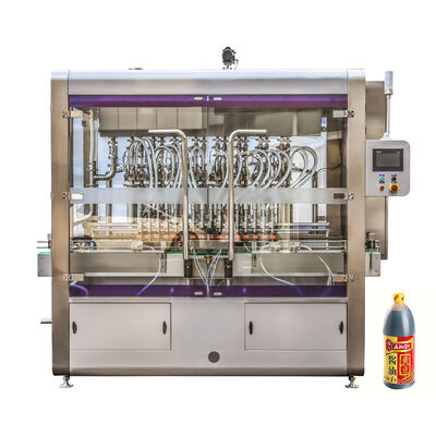 좋은 가격 로터리 50-5000ml 액체 병 채울기 < 1% 정확성 220/380V 전원 공급 온라인으로