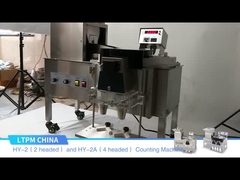 껌을 씹는 기계 캡슐정 정제를 계산하는 작은 데스크탑 캔디