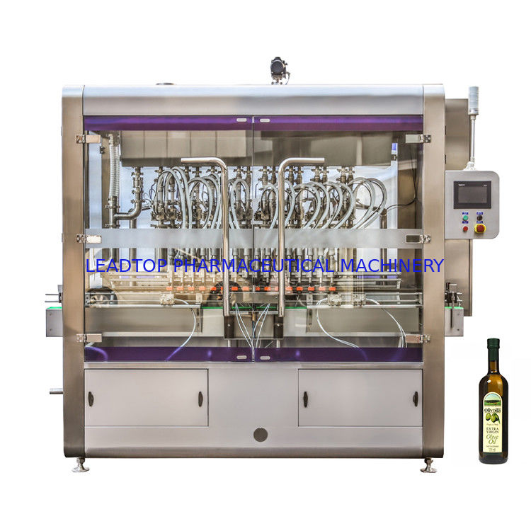 CE/GMP/SGS/BV 인증을 받은 용량 50-5000ml의 16 노즐 회전 액체 병 채울기