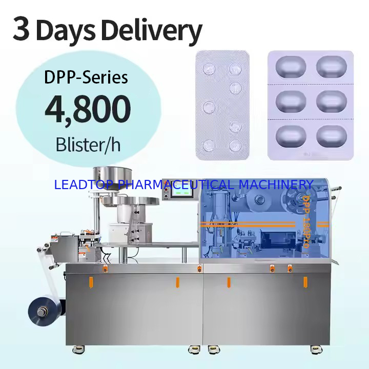 PLC 블러스터 포장 기계 30-60pcs/min 1.5 모터 전력