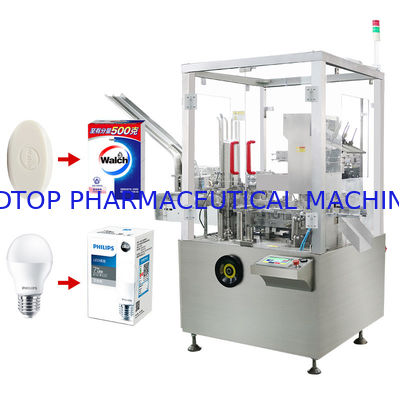 좋은 가격 수직 짐 자동적인 판지 상자 포장기 작은 제품 전구 막대기 비누 온라인으로
