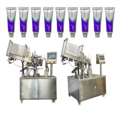 좋은 가격 Factory Custom Cream Glue Automatic Metal Aluminum Soft Tube Filling Sealing Tube Filling Machine 온라인으로
