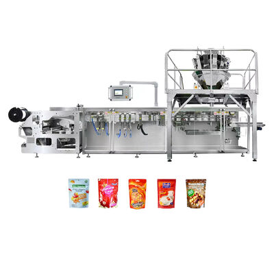 좋은 가격 Premade Pouch Stand Up Doypack Granule Nuts Multihead Weigher Automatic Horizontal multifunctional packaging machine 온라인으로