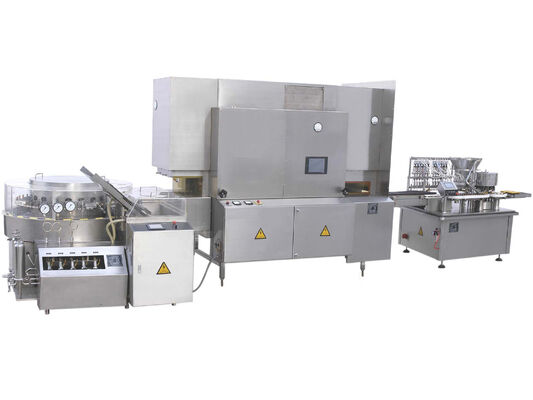 좋은 가격 구두 액체 병 초음파 세척을 가진 액체 병 충전물 기계 선 온라인으로